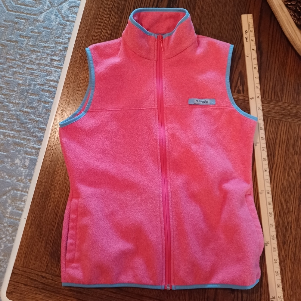 Columbia fleece vest womens size small